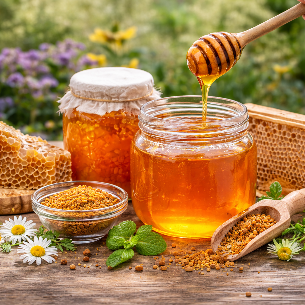 إنتاج العسل ومنتجات النحل